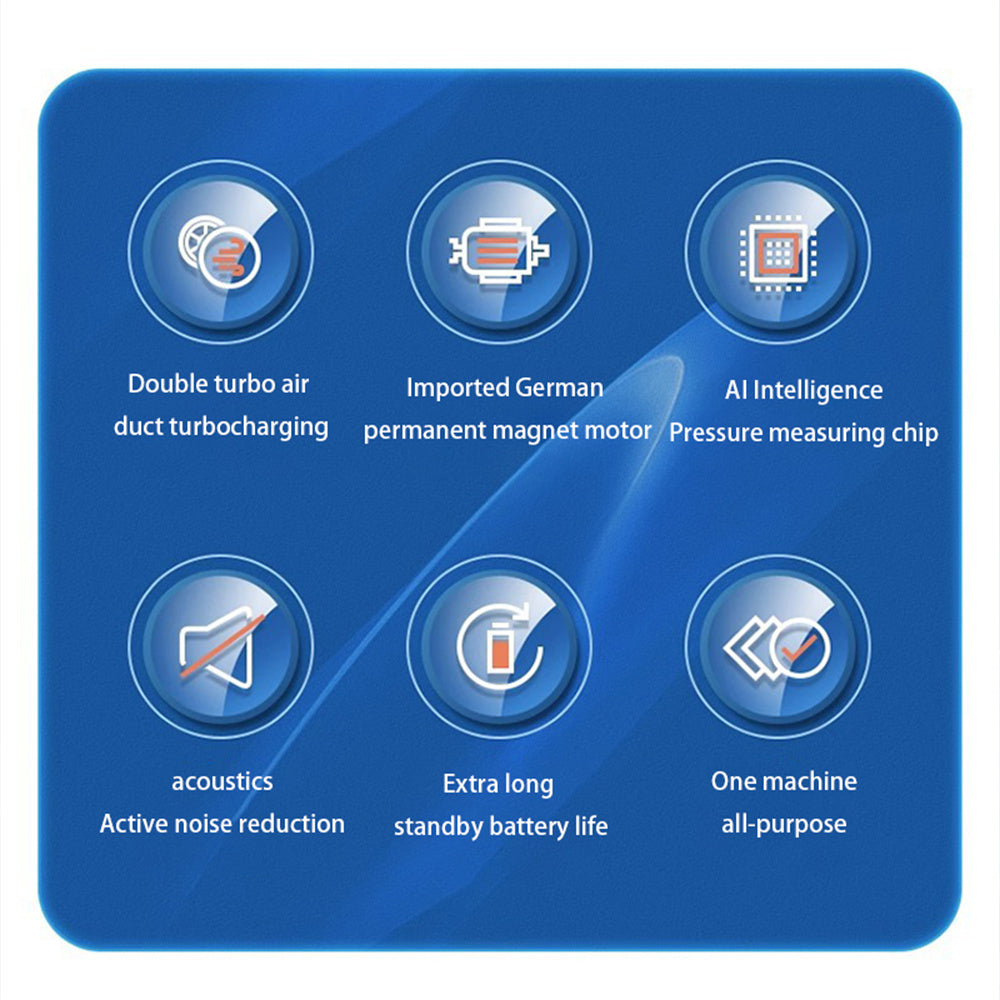 1pc Portable Inflator Pump For Car Tires/Motorcycles/Bicycles/Balls/Swimming Rings Wireless